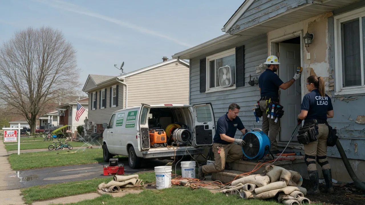 Flood Cleanup in Andrews Air Force Base, MD near me